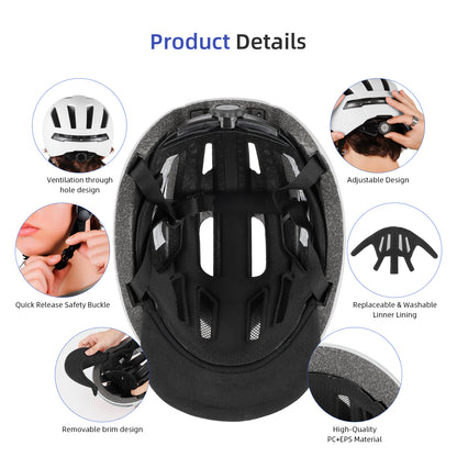 Blanc Smart casque avec Wireless guidon télécommande
