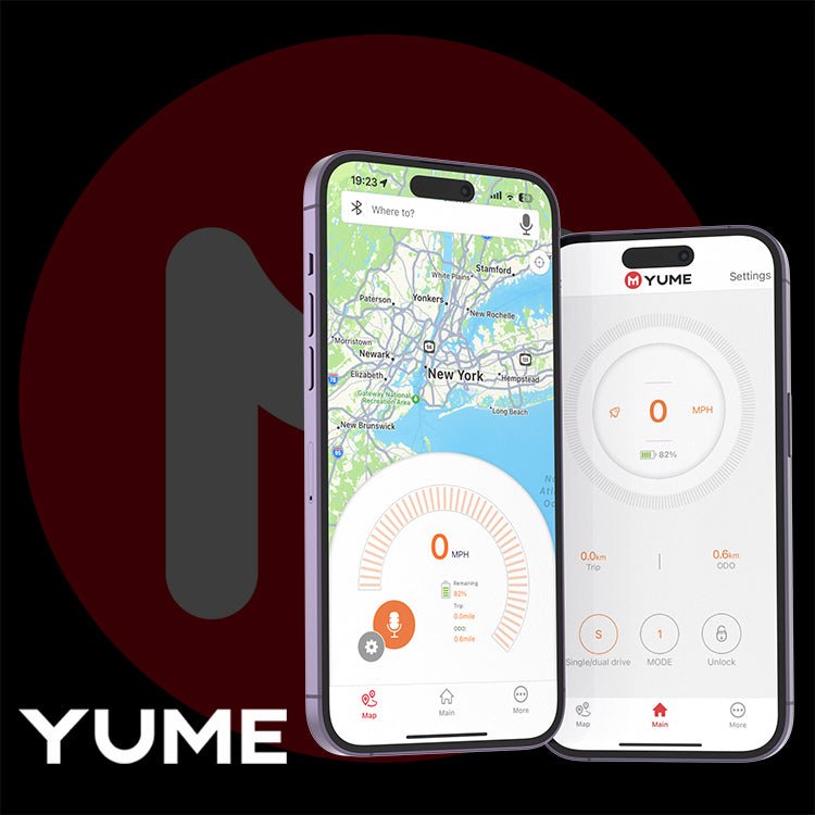 YUME HAWK 2*1200W Freins et suspensions Hydrauliques, fourni avec amortisseur de direction et divers accessoires.