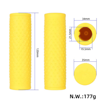 2 Pcs jaune couvre-poignées pour Xiaomi M365 trottinette