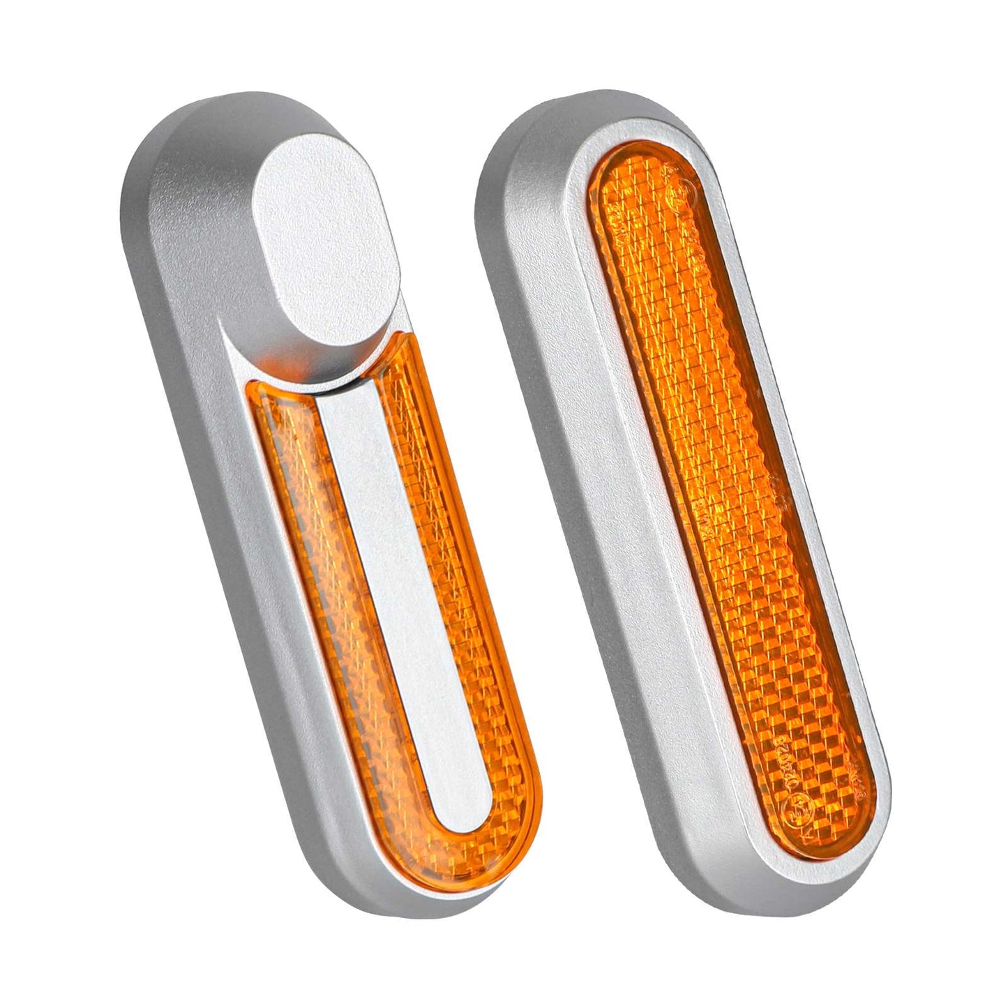4 pcs refitting argent decorative shells+jaune catadioptre bars pour M365 1S Pro Pro2 et Lite