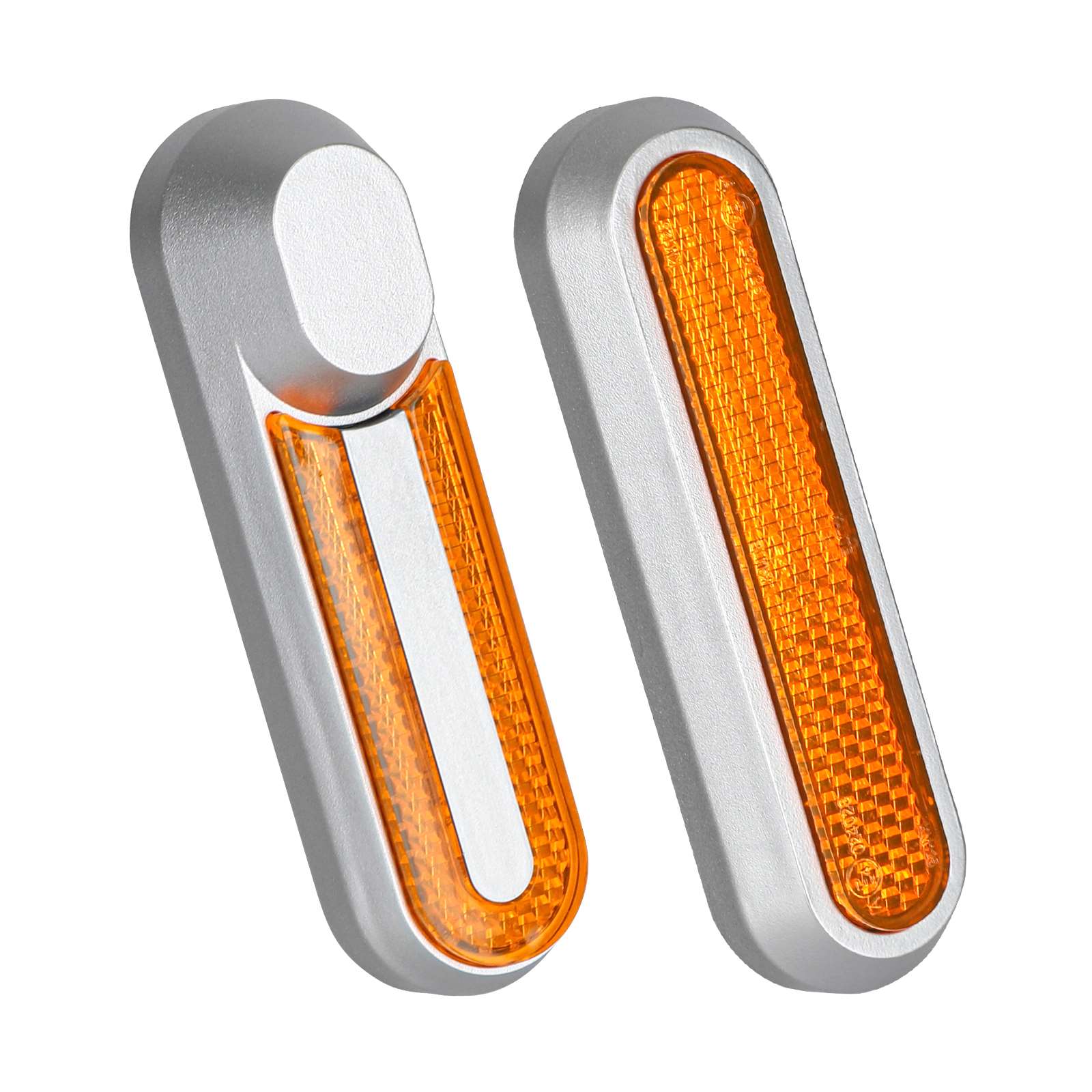 4 pcs refitting argent decorative shells+jaune catadioptre bars pour M365 1S Pro Pro2 et Lite
