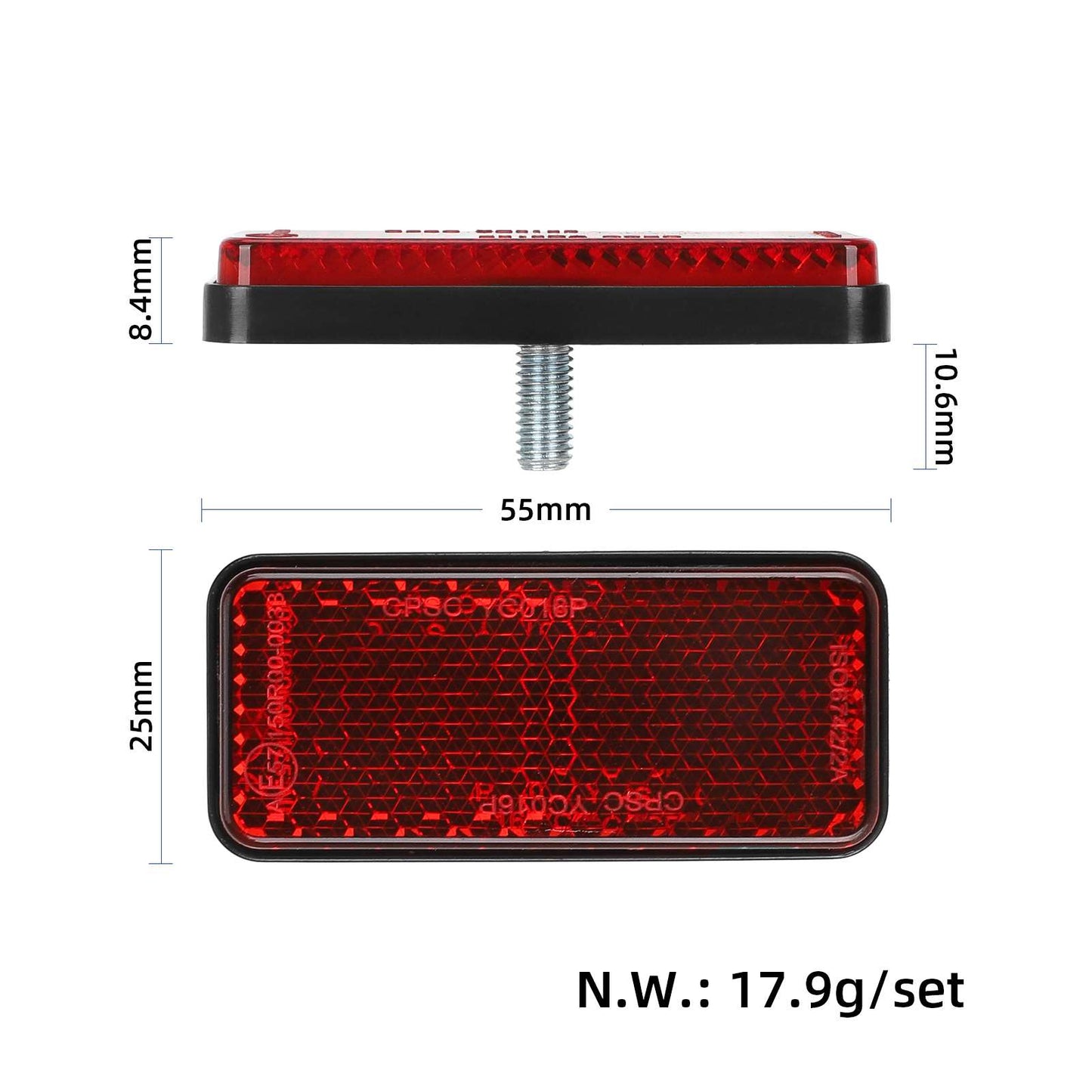 Original rouge catadioptre on the tail pour Xiaomi 4 Lite(2nd Gen) trottinette