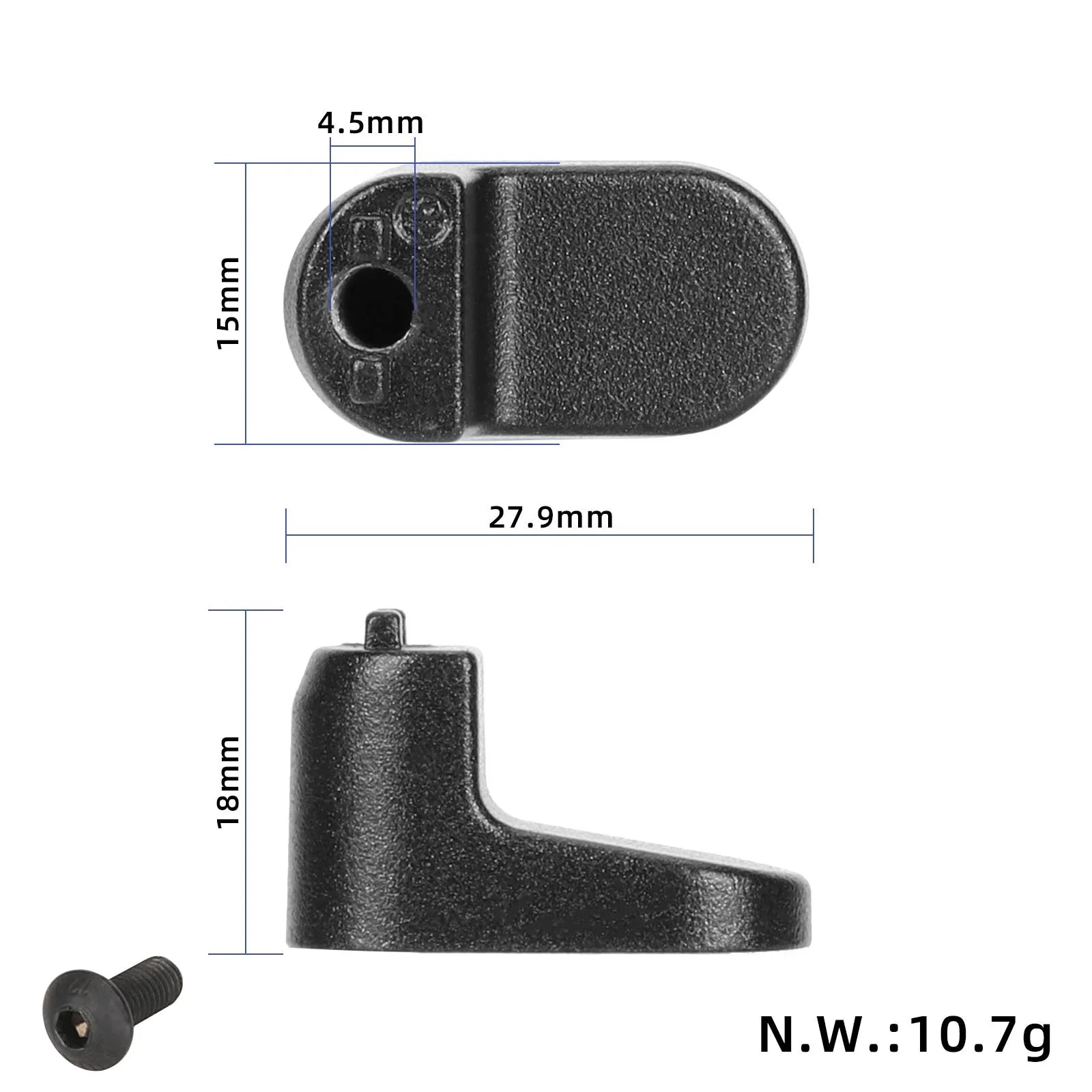 Original noir Xiaomi Mi 6 Lite crochet