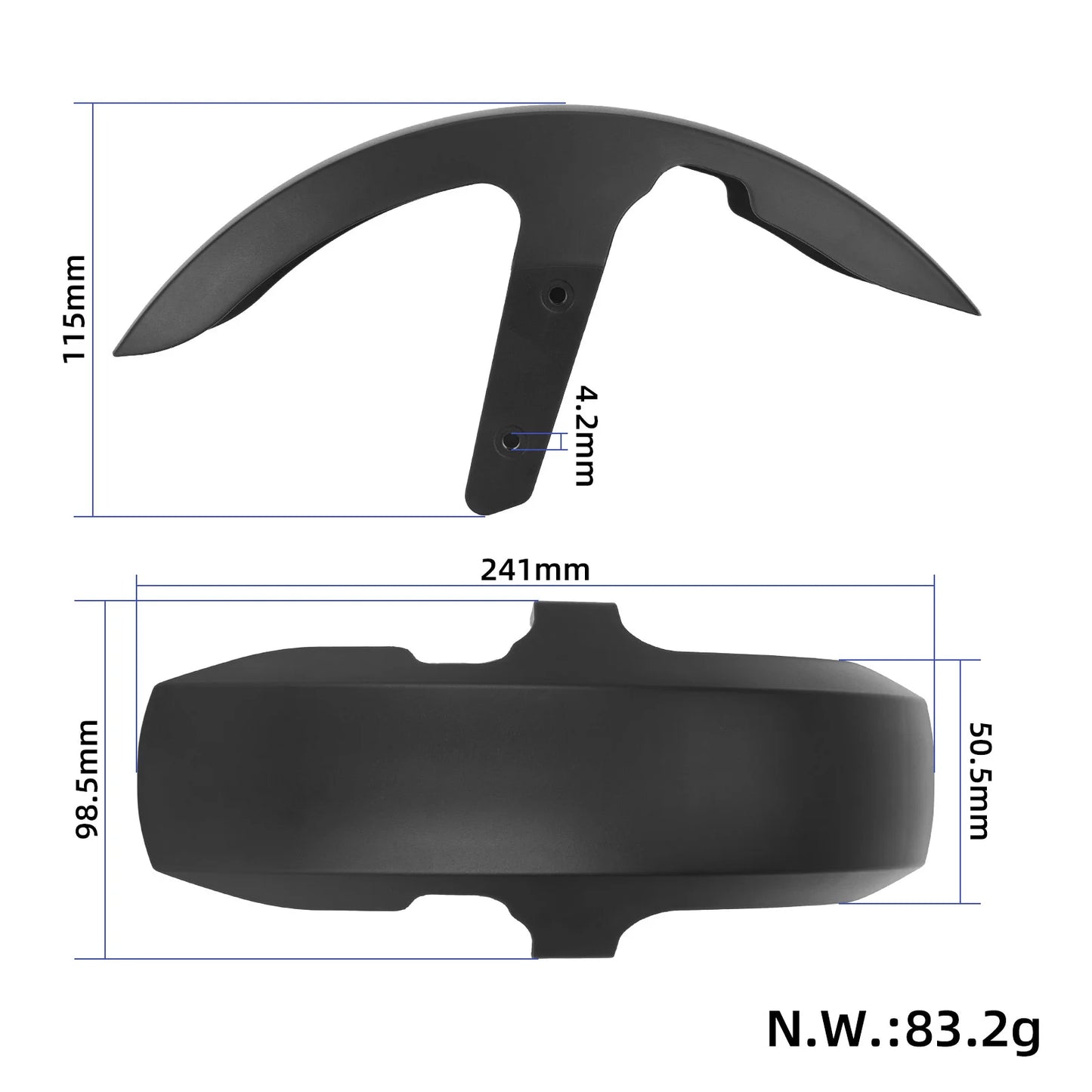 Xiaomi 5/5 Pro garde-boue avant