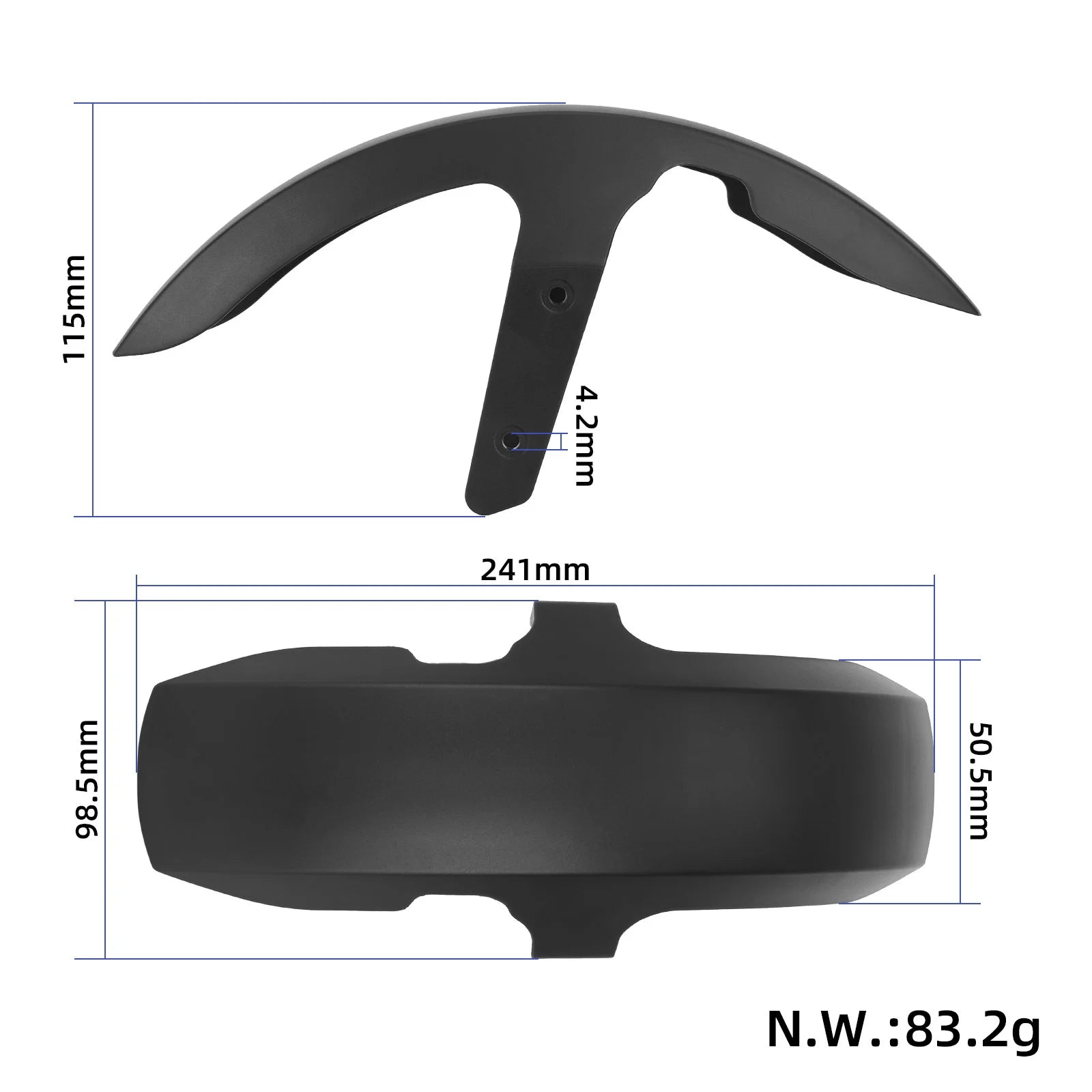 Xiaomi 5/5 Pro garde-boue avant