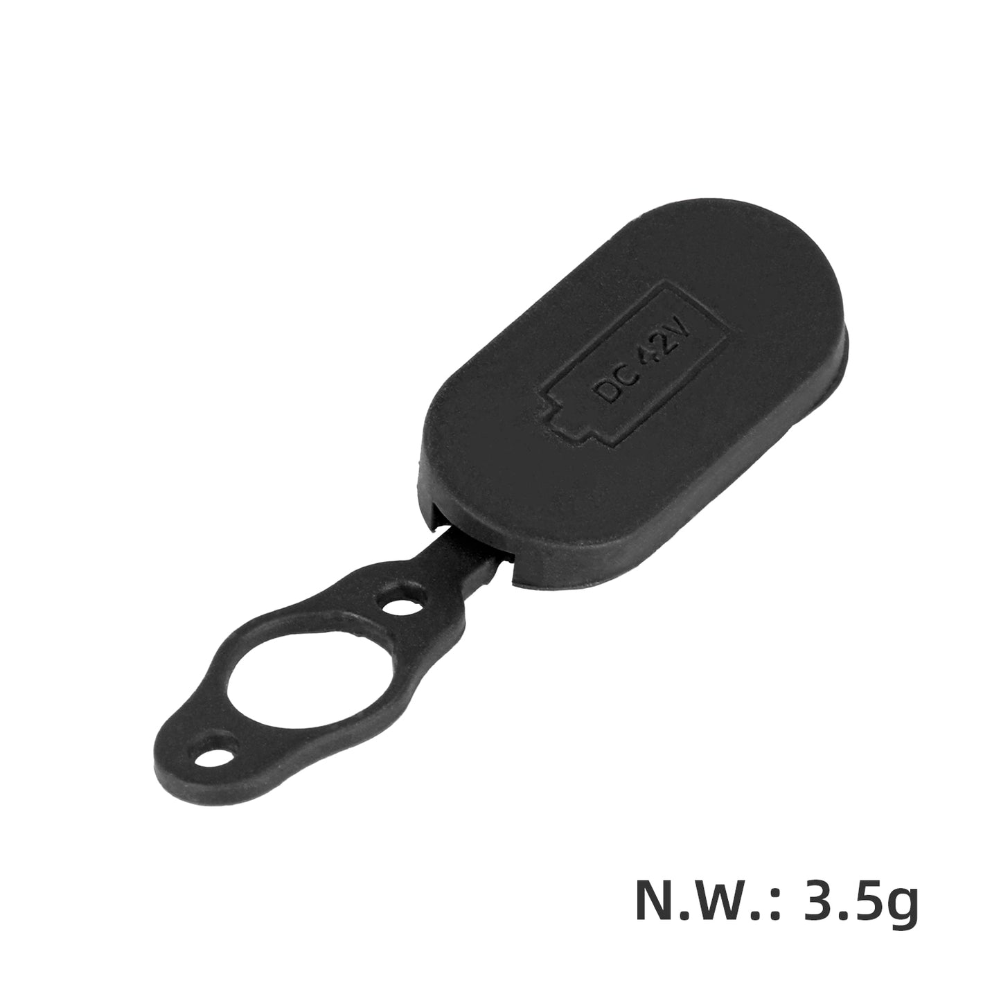 Noir cache magnétique pour port de charge of Xiaomi trottinettes