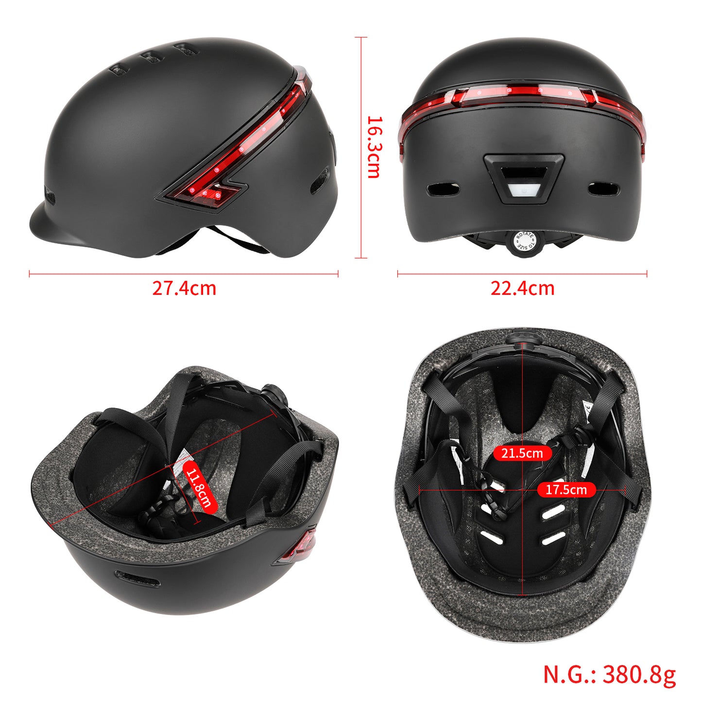 FS1 Remote steering indicator casque(noir)