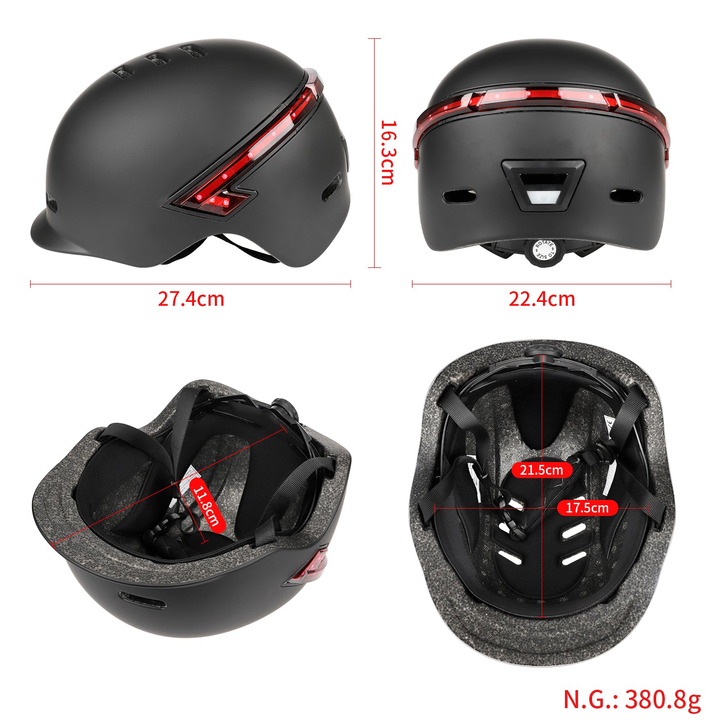 FS1 Remote steering indicator casque(noir)