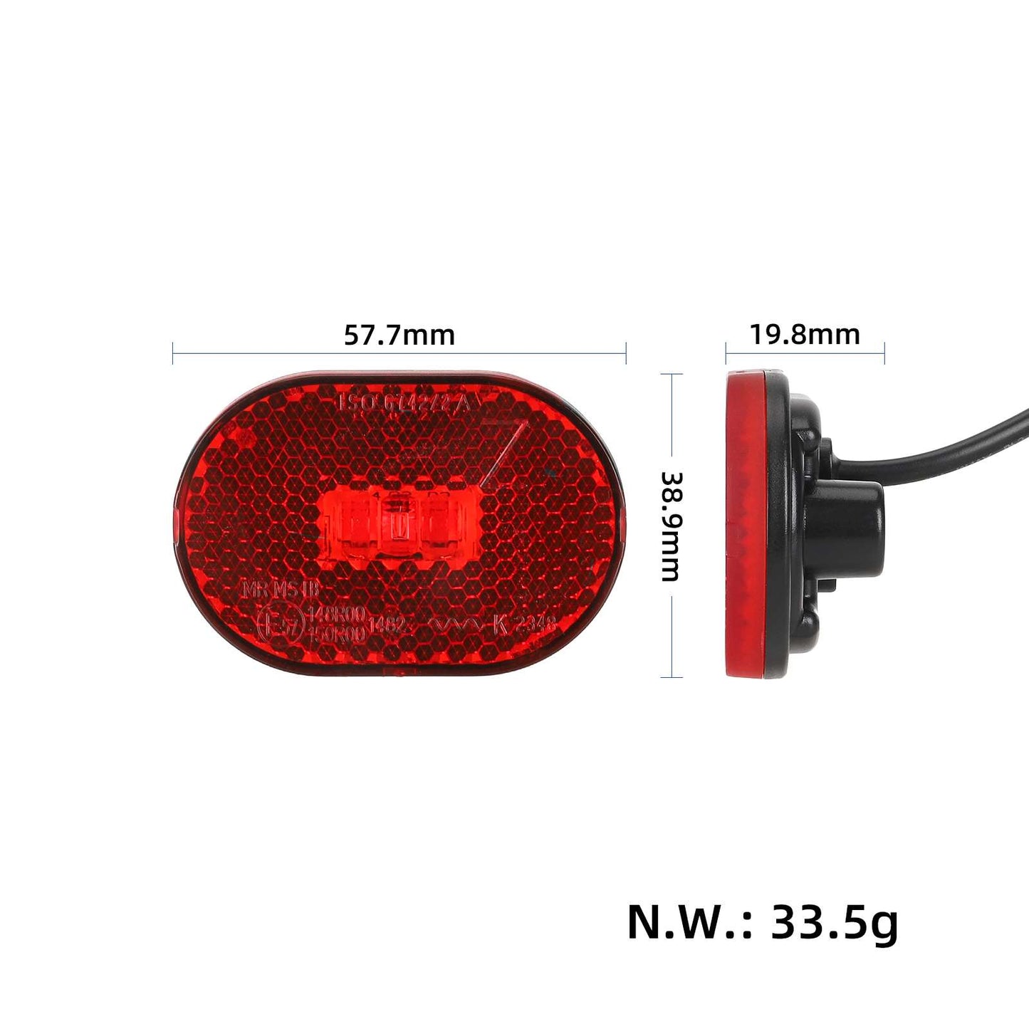 Genuine Xiaomi Elite feu arrière avec vis