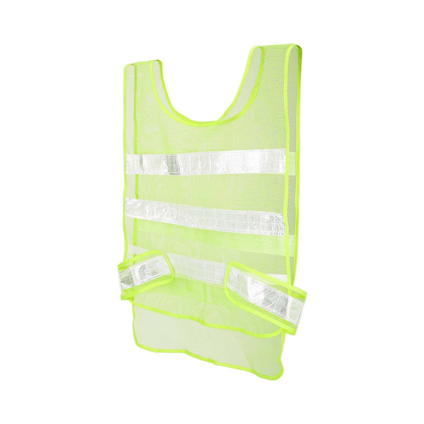 Vert fluorescent mesh réfléchissant vest