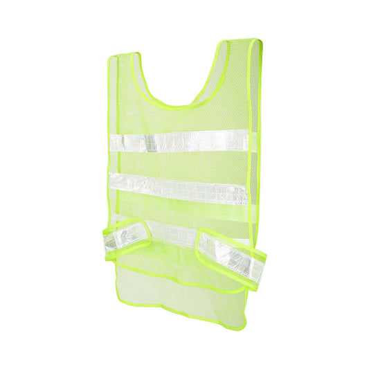 Vert fluorescent mesh réfléchissant vest