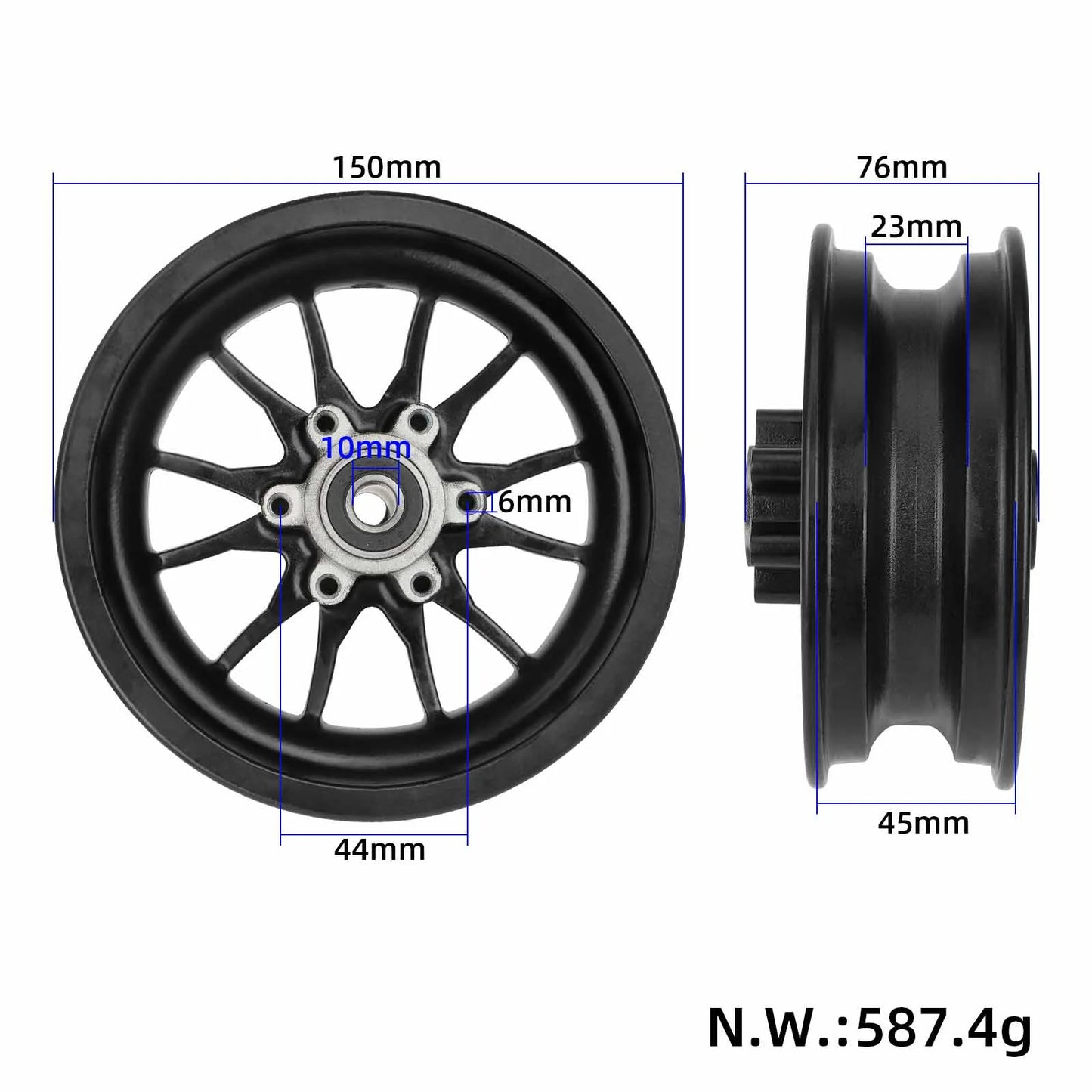Kukirin G2 Pro DB moyeu de roue