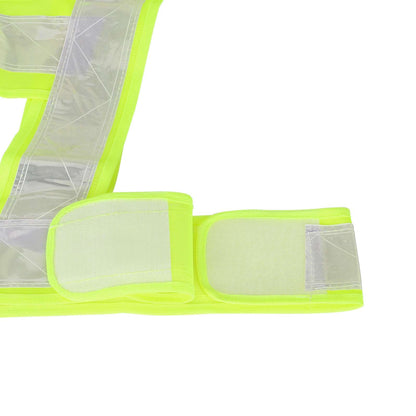 Vert fluorescent V-réfléchissant vest