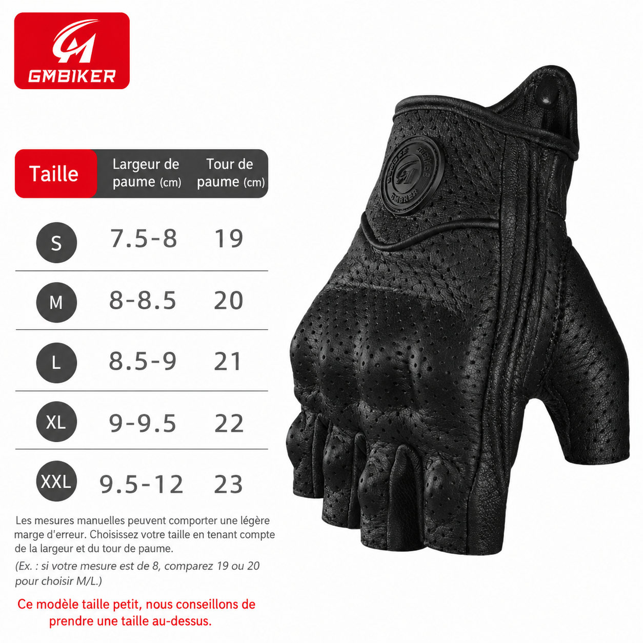 GM Bikers, gants en vrai mouton, quatre saisons, coupe-vent, protection respirante contre les chutes