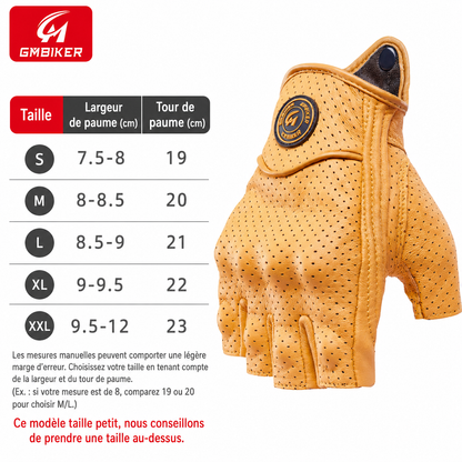 GM Bikers, gants en vrai mouton, quatre saisons, coupe-vent, protection respirante contre les chutes