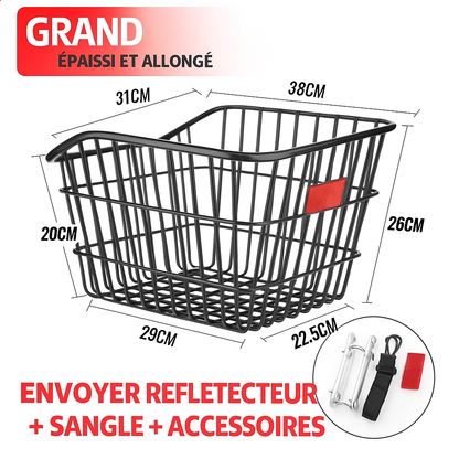 Support arrière de vélo à dégagement rapide, panier de siège arrière de VTT, peut transporter des personnes, porte-bagages, équipement de vélo
