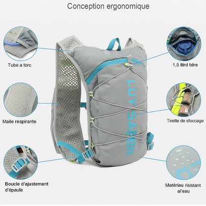 Sac à dos de course sur sentier Marathon en plein air, léger, randonnée, petit sac d'alpinisme professionnel