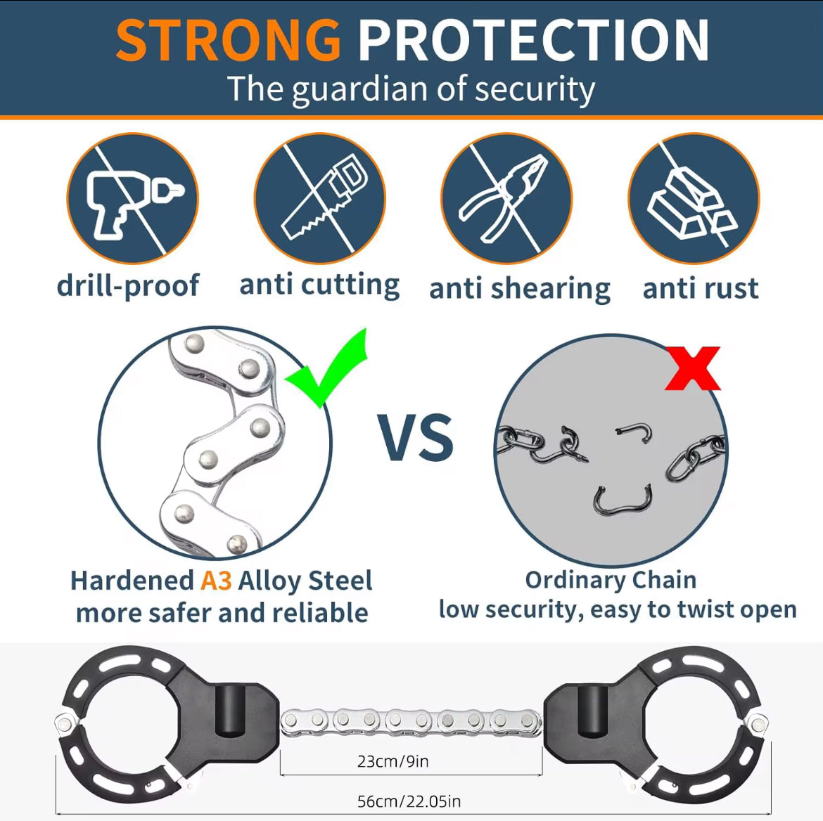 Antivol Menottes – Sécurité maximale au style unique
