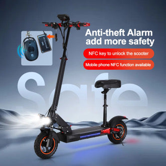 LINKSPORT M4-2 Grand écran couleur, clé NFC + télécommande + alarme antivol. Téléphone NFC disponible, haut-parleur Bluetooth. Accélérateur de moto