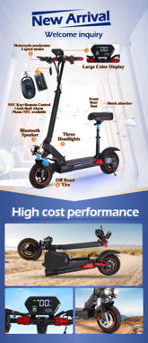 LINKSPORT M4-2 Grand écran couleur, clé NFC + télécommande + alarme antivol. Téléphone NFC disponible, haut-parleur Bluetooth. Accélérateur de moto