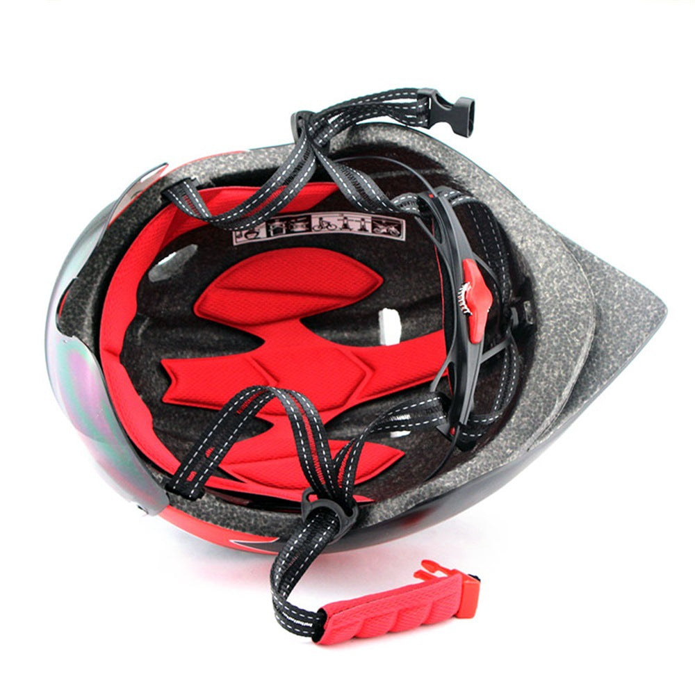 Casque de sécurité garantie d'authenticité Aero TT route VTT coupe-vent lentilles magnétiques
