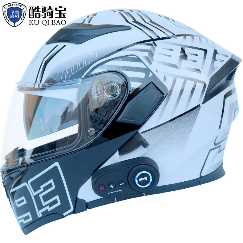 Cool Ride Treasure  Casque Bluetooth Double visière avec FM