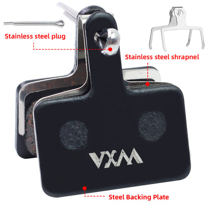 Plaquettes de frein à disque universelle en fibre de cuivre BB5, vélo de montagne M355M446