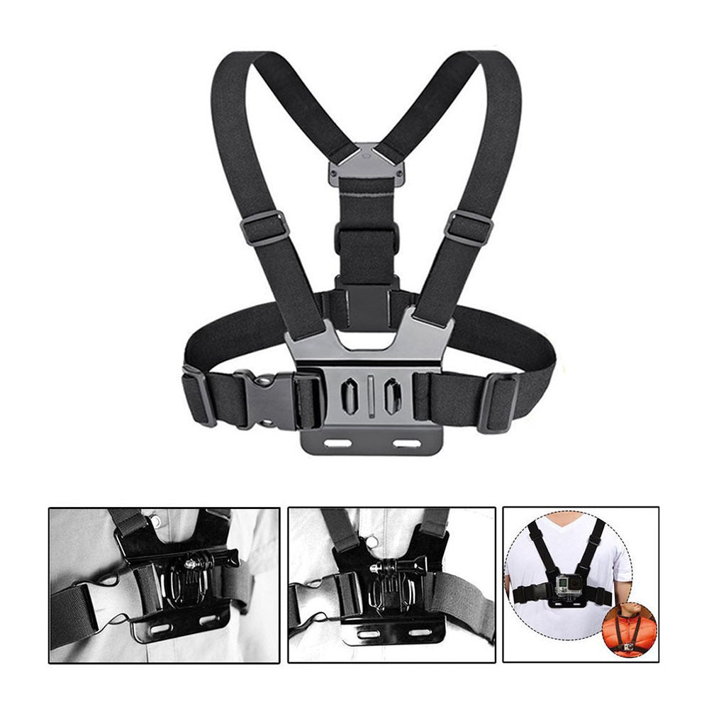 Support pour la poitrine de la caméra d'action GoPro DJI, support pour téléphone mobile