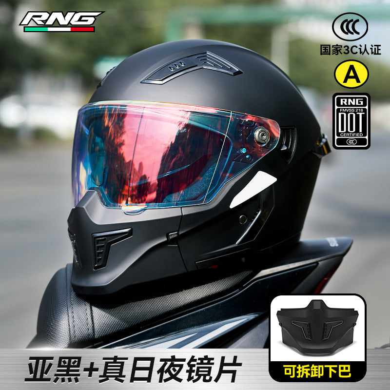 Casque de moto  complet Demi