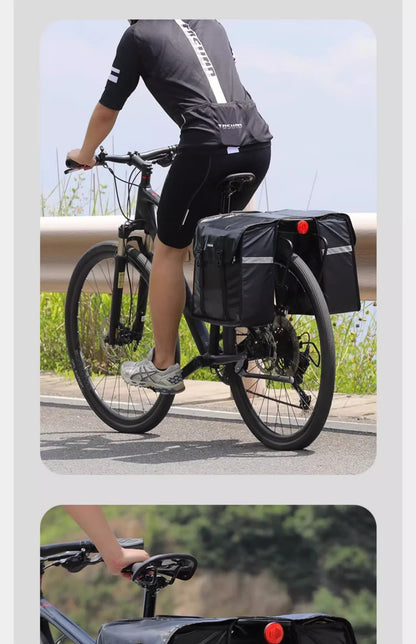 TOSUOD sacoche de selle de vélo sac de siège arrière étanche sac de support de vélo de grande capacité