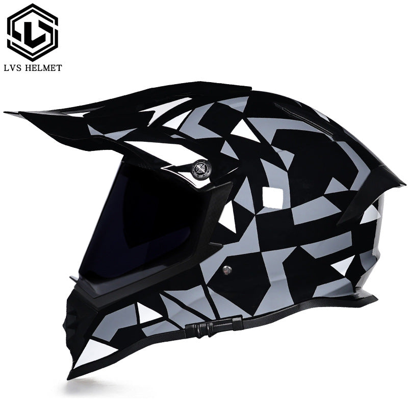 Casque de rallye tout terrain multifonctionnel double lentille