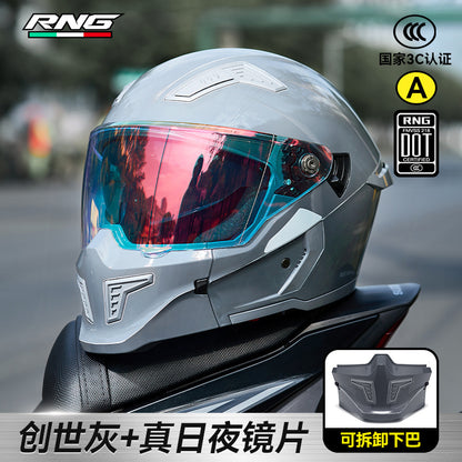 Casque de moto  complet Demi