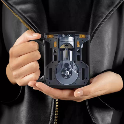 Tasse de café en céramique moteur mécanique, Par lot de 2