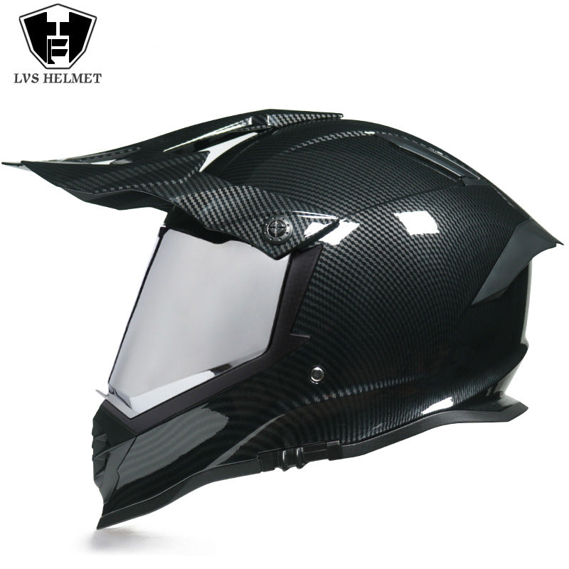 Casque de rallye tout terrain multifonctionnel double lentille