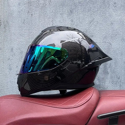 AXOR casques moto casques homme et femme protection solaire été moto jusqu'à la personnalité grand aileron fente arrière sécurité Bluetooth
