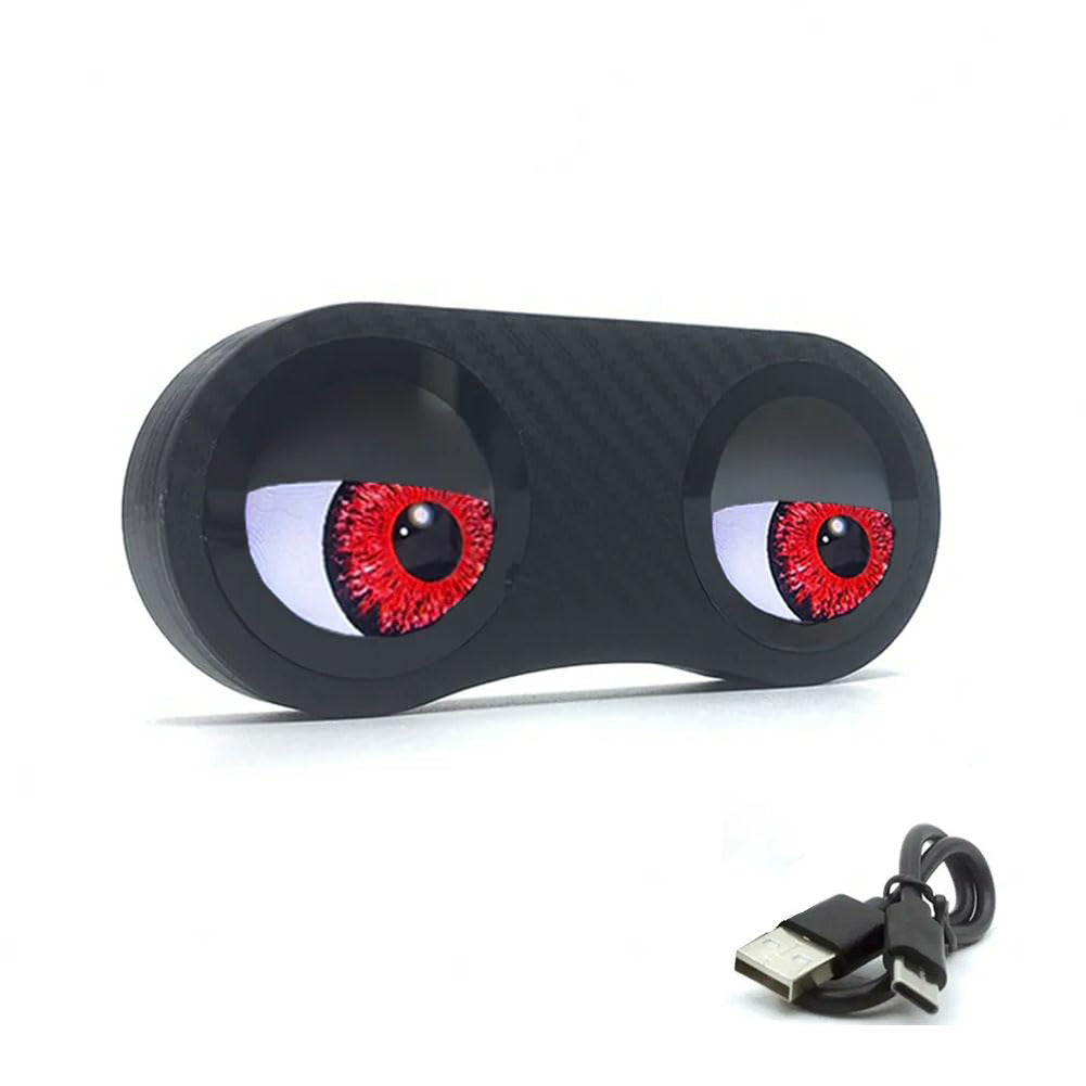 Lumière Oeil du Diable Vélo Moto Voiture électrique Lumière Décorative Contenu Personnalisé Écran unique Exportation de double écran