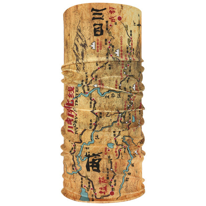 Masque de cyclisme foulard col chaud accessoire de Halloween crâne versatile foulard visage foulard magique