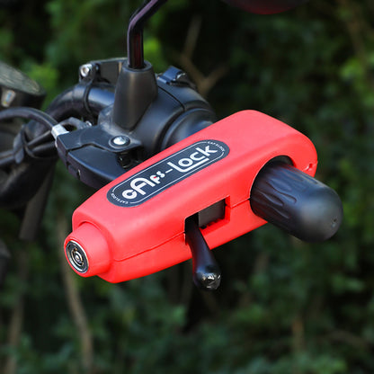 Serrure antivol pour véhicule électrique, serrure moto avec alarme, serrure de guidon, serrure de frein alimentée par batterie, verrou des gaz, serrure pour vélo