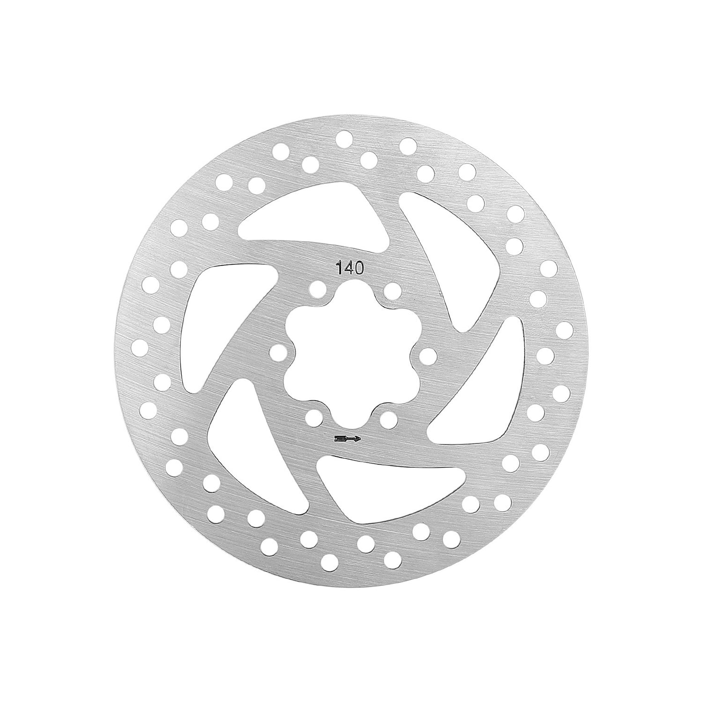 Disco de freno de disco de seis agujeros de 140 mm (con 6 tornillos) compatible con los discos de freno de disco de scooter eléctrico de la serie F nº 9