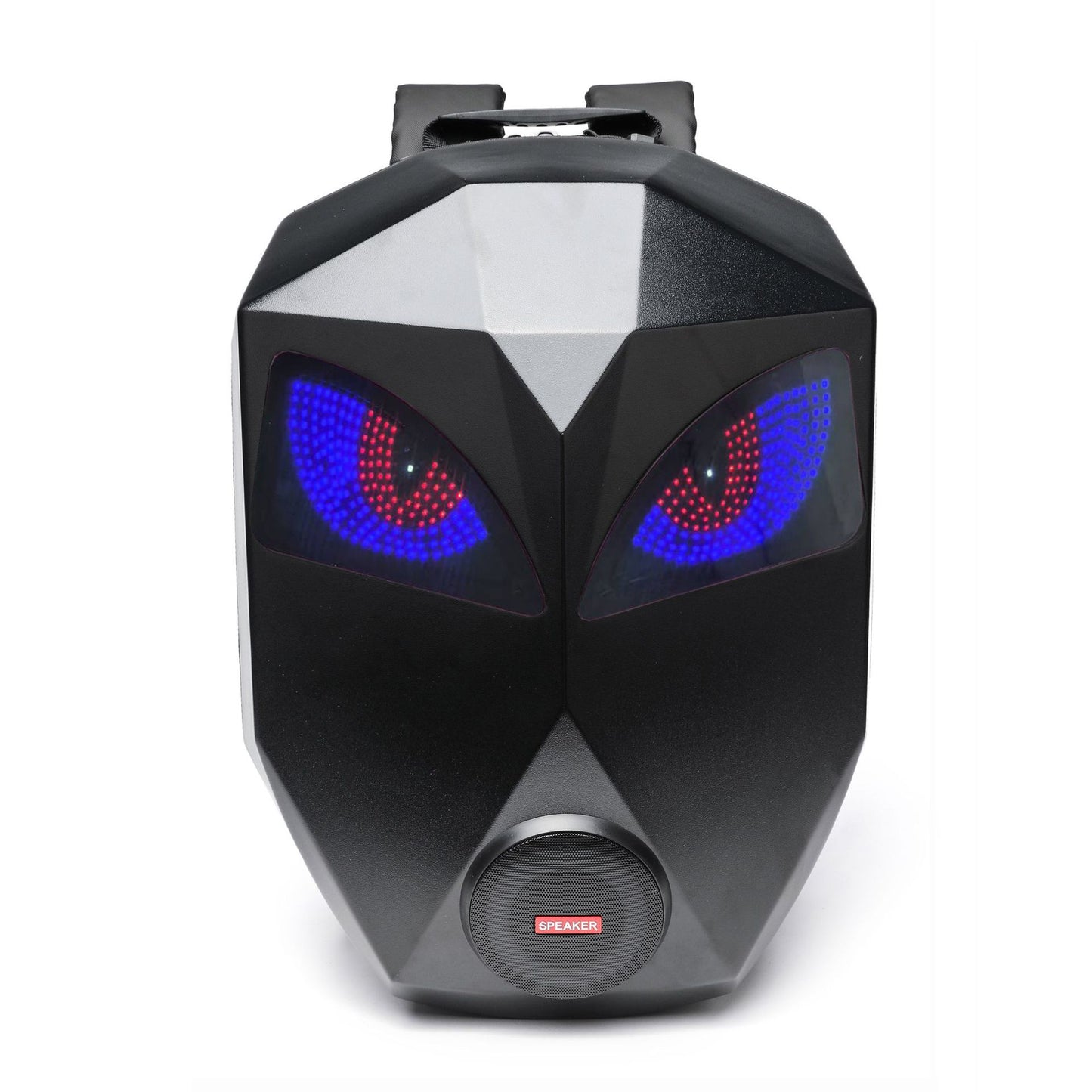Le sac à dos Iron Man Cycling avec haut-parleur LED est conçu pour les passionnés de cyclisme, avec une coque extensible et un tissu polyester