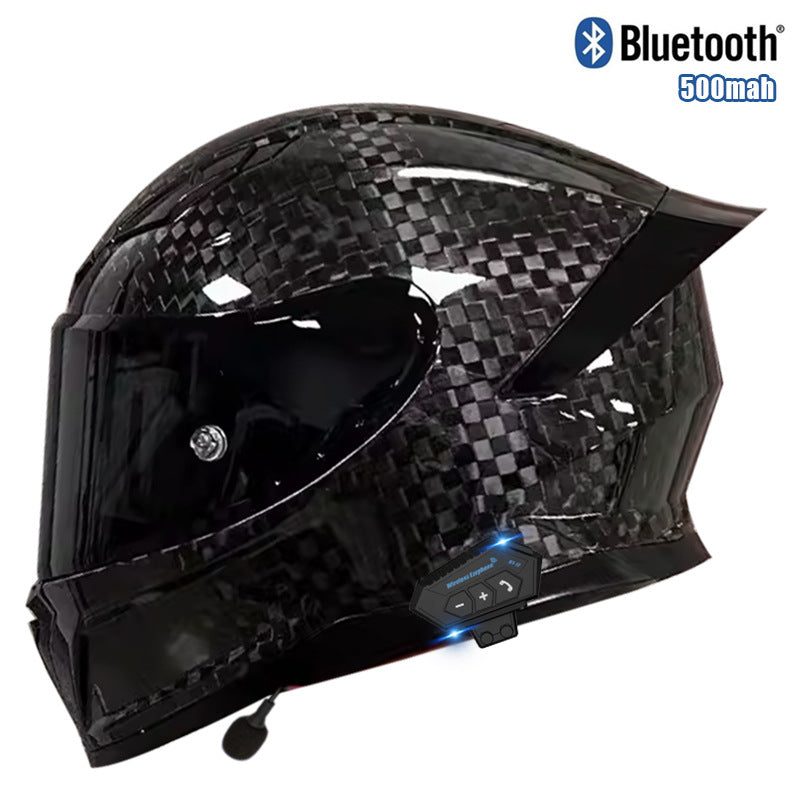 Casque en fibre de carbone avec certification 3C Dot Bluetooth