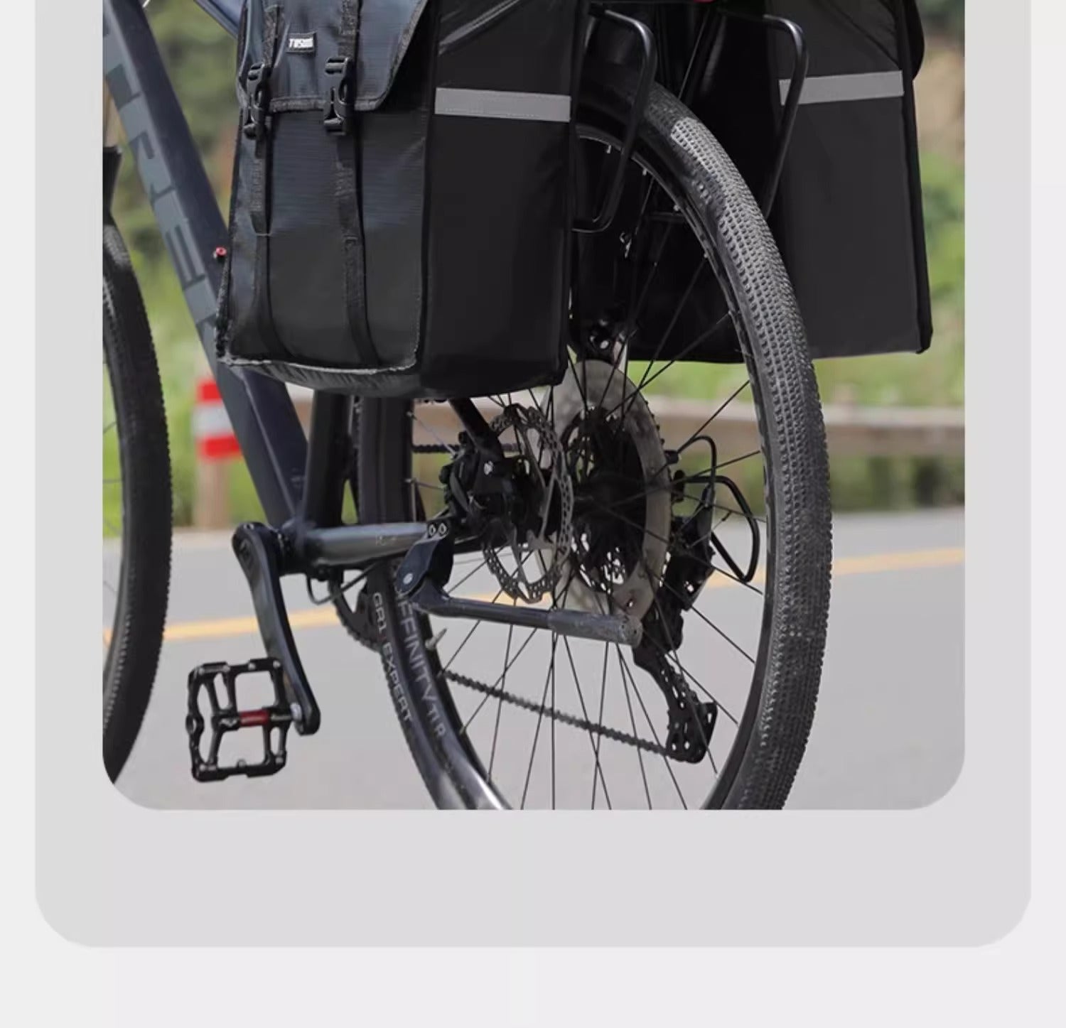 TOSUOD sacoche de selle de vélo sac de siège arrière étanche sac de support de vélo de grande capacité