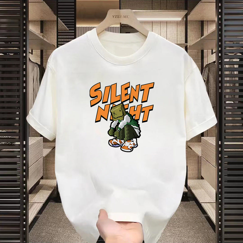 T-shirt américain à manches courtes à motifs