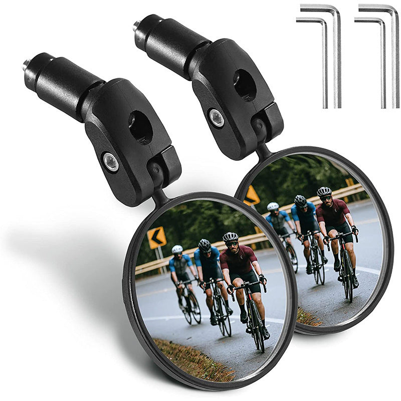 Nouveau rétroviseur  de vélo route de montagne miroirs convexes pliables réflecteur équipement