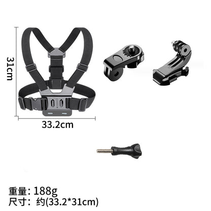 Support de tir sur la poitrine de la caméra d'action GoPro Vista en première personne de tir en direct Support pour téléphone de cyclisme