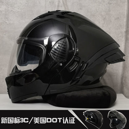 NBTK casque de moto double lentille 3C