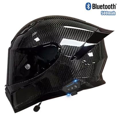 Casque en fibre de carbone avec certification 3C Dot Bluetooth