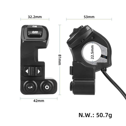 Compatible avec le Kukirin G2Pro G2PRO G2Max G2DB G2Max étanche, quatre fonctions, 6 cœurs et étanche