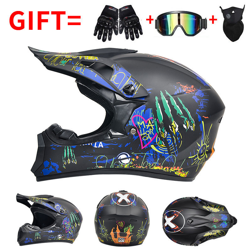 Casque de moto tout-terrain AD