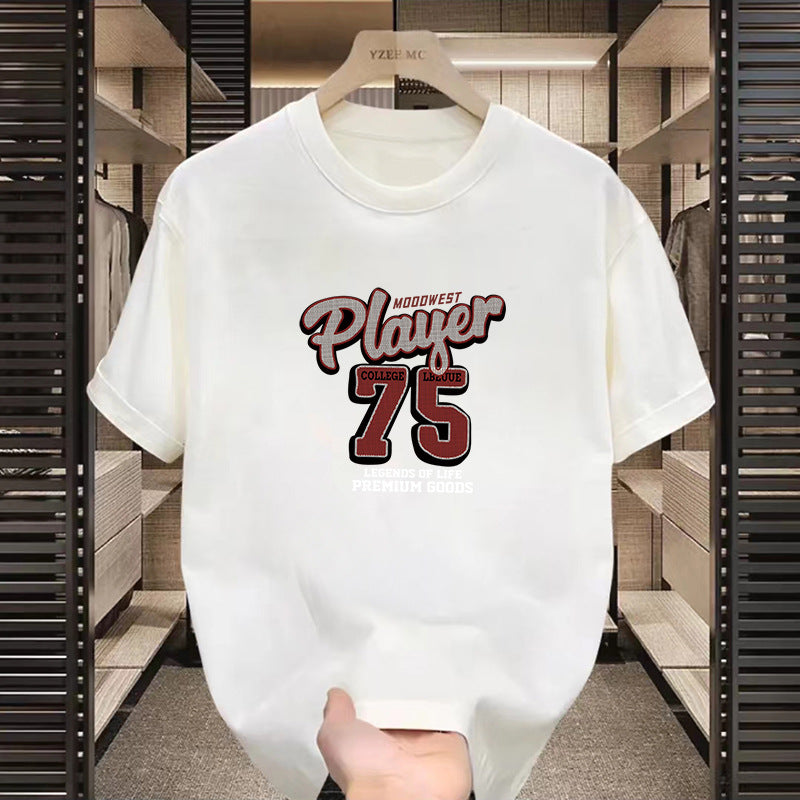 T-shirt américain à manches courtes à motifs